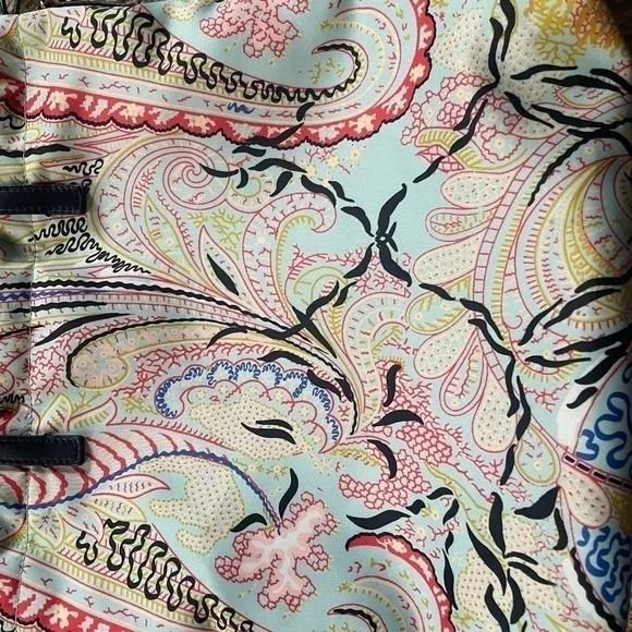 Etro Satin Paisley Handbag - Picture 11 of 12
